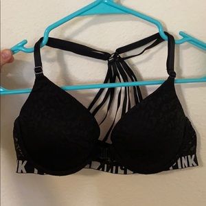 black PINK victoria’s secret bra
